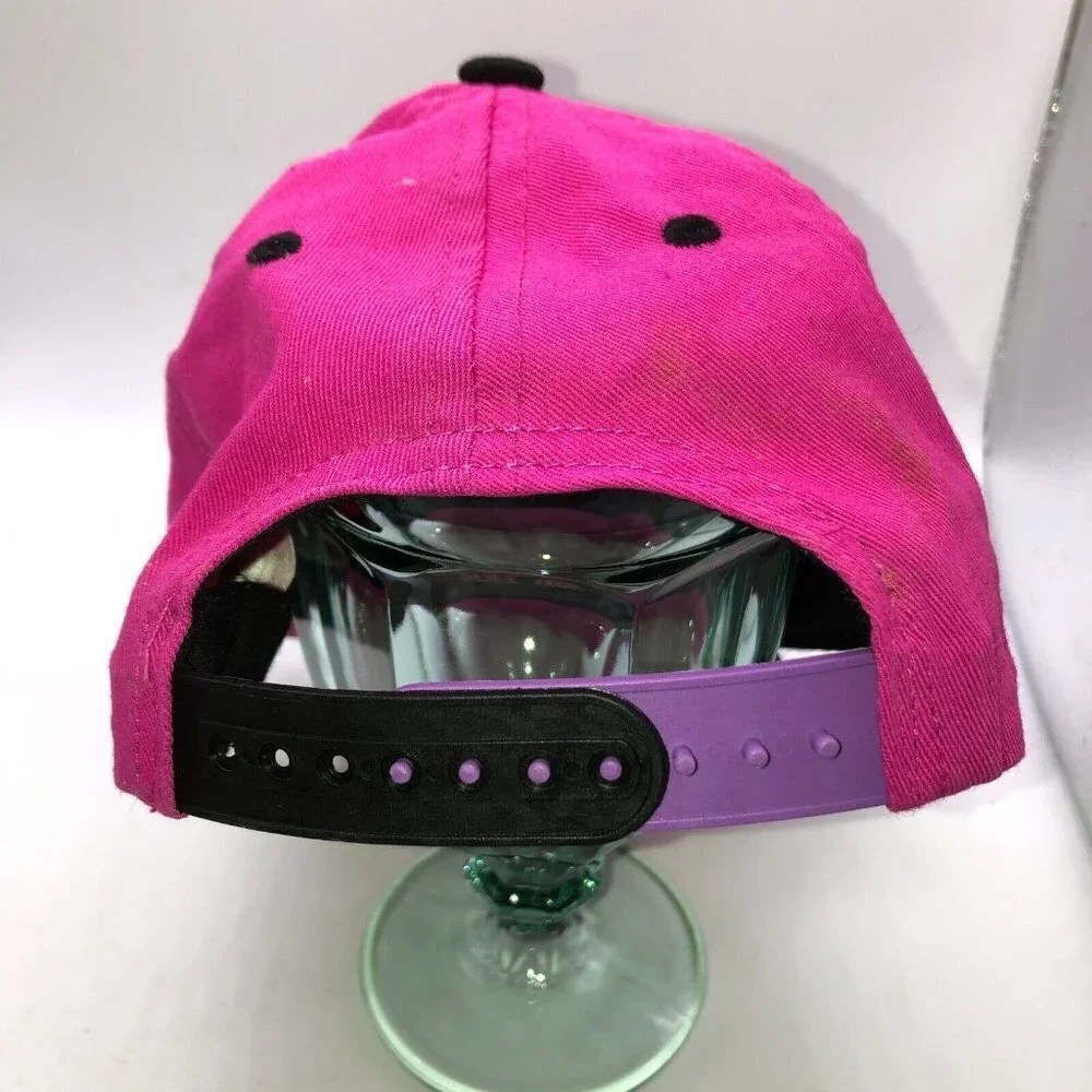Disney Minnie Mouse Baseball Cap Hat Baseball Adjustable Snapback Fuzzy Ears